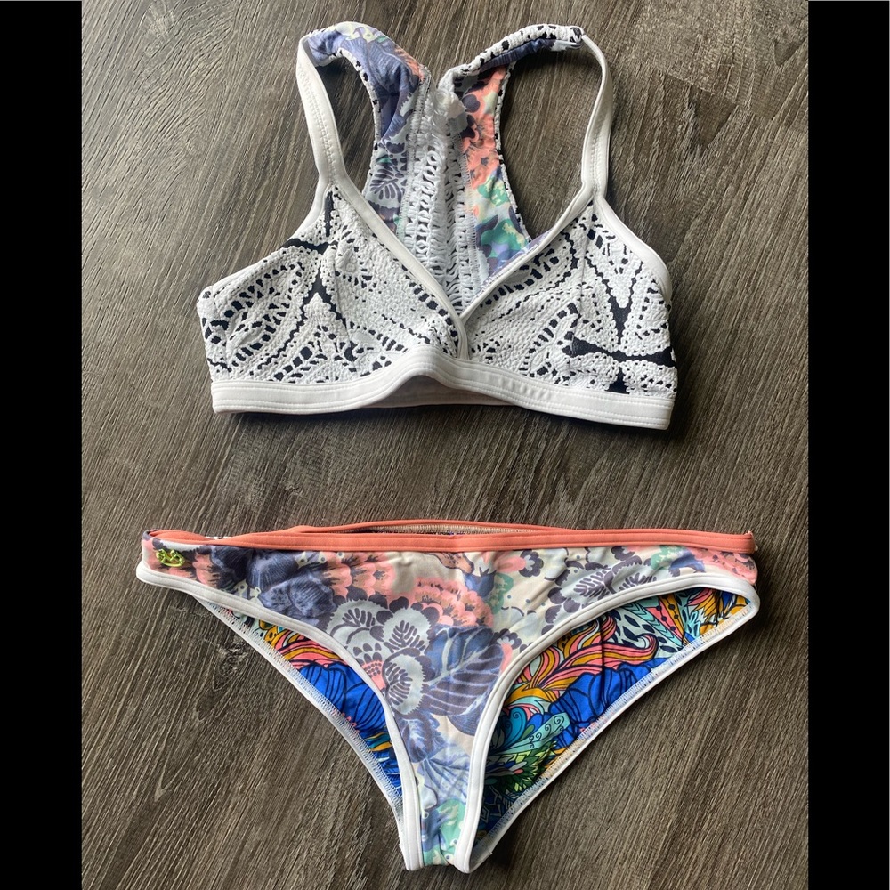 Maaji Reversible Crochet Bikini Medium Large